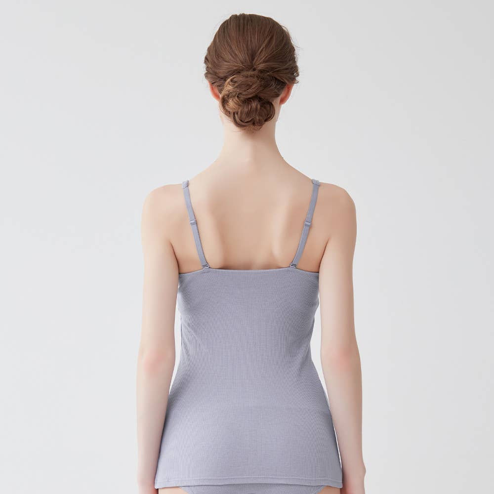 コットンリブ】ブラキャミソール【SALE】 CK3857 :レディース トップス