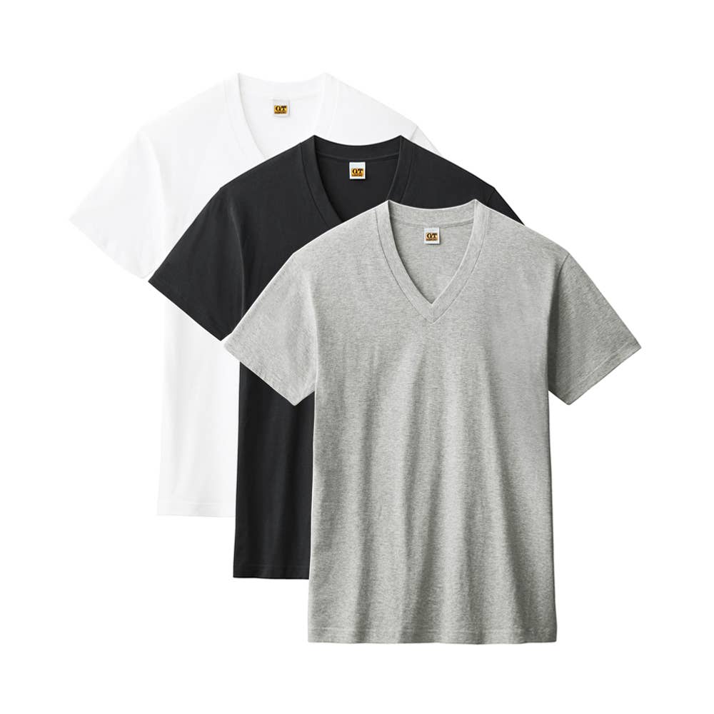 VネックTシャツ(3枚組)(V首) HK15153 :メンズ トップス