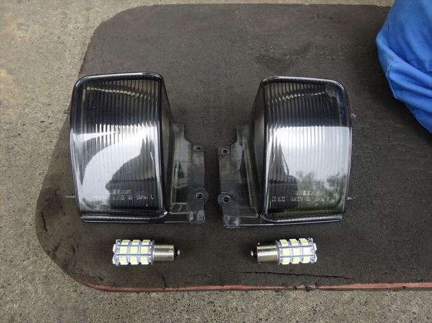 スカイライン GTR BNR32 クエストジャパン LED バックランプ取付。｜車