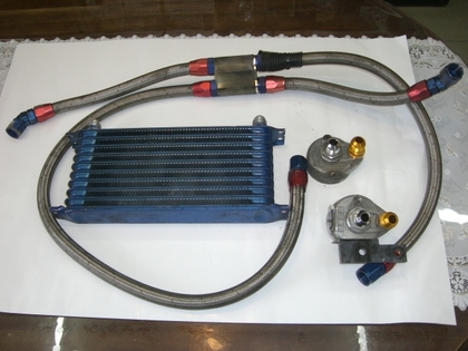 トラスト オイルクーラー 10段 エレメント移動タイプ 中古品｜車の