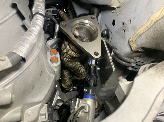 フェアレディZ Z34 HKSキャタライザー＆藤壺EXマニを取り付け