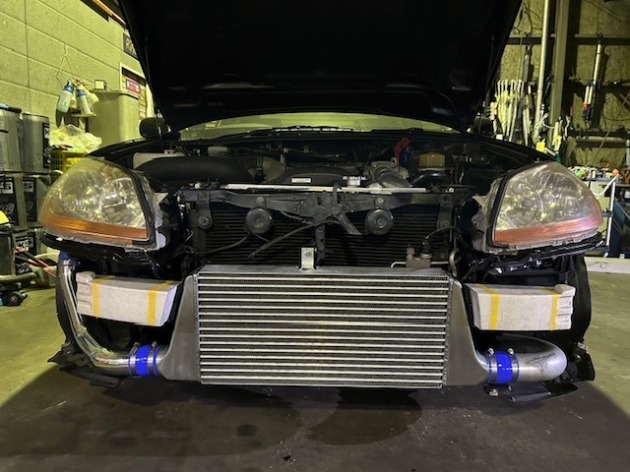 マークⅡ JZX110 iR-V トラスト インタークーラーキットSPEC-LS 取付