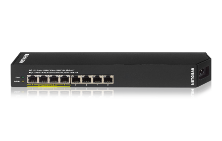 GSS108EPP | 8-Port Gigabit Ethernet Plus Click Switch with 4 Ports