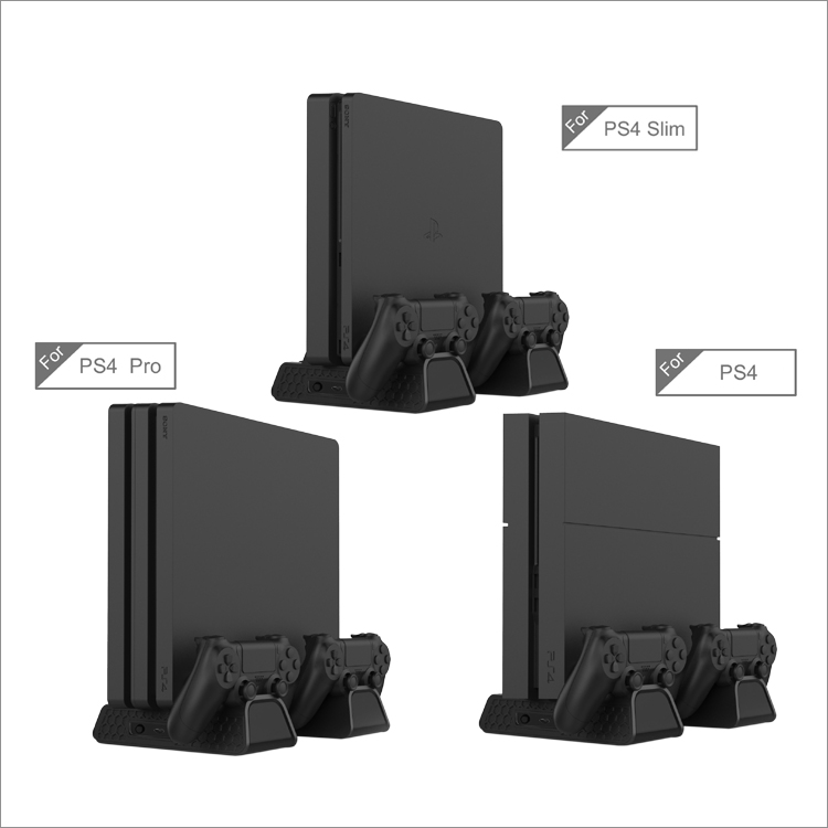 PS4 Slim Pro Multi-functional Charging & Cooling Stand TP4-882