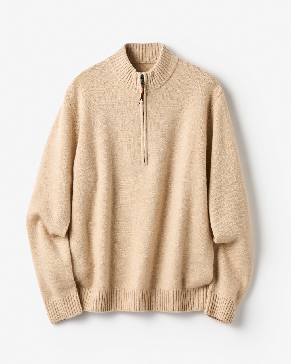 厳選ピュアカシミヤ・ハーフジップ/DoCLASSE