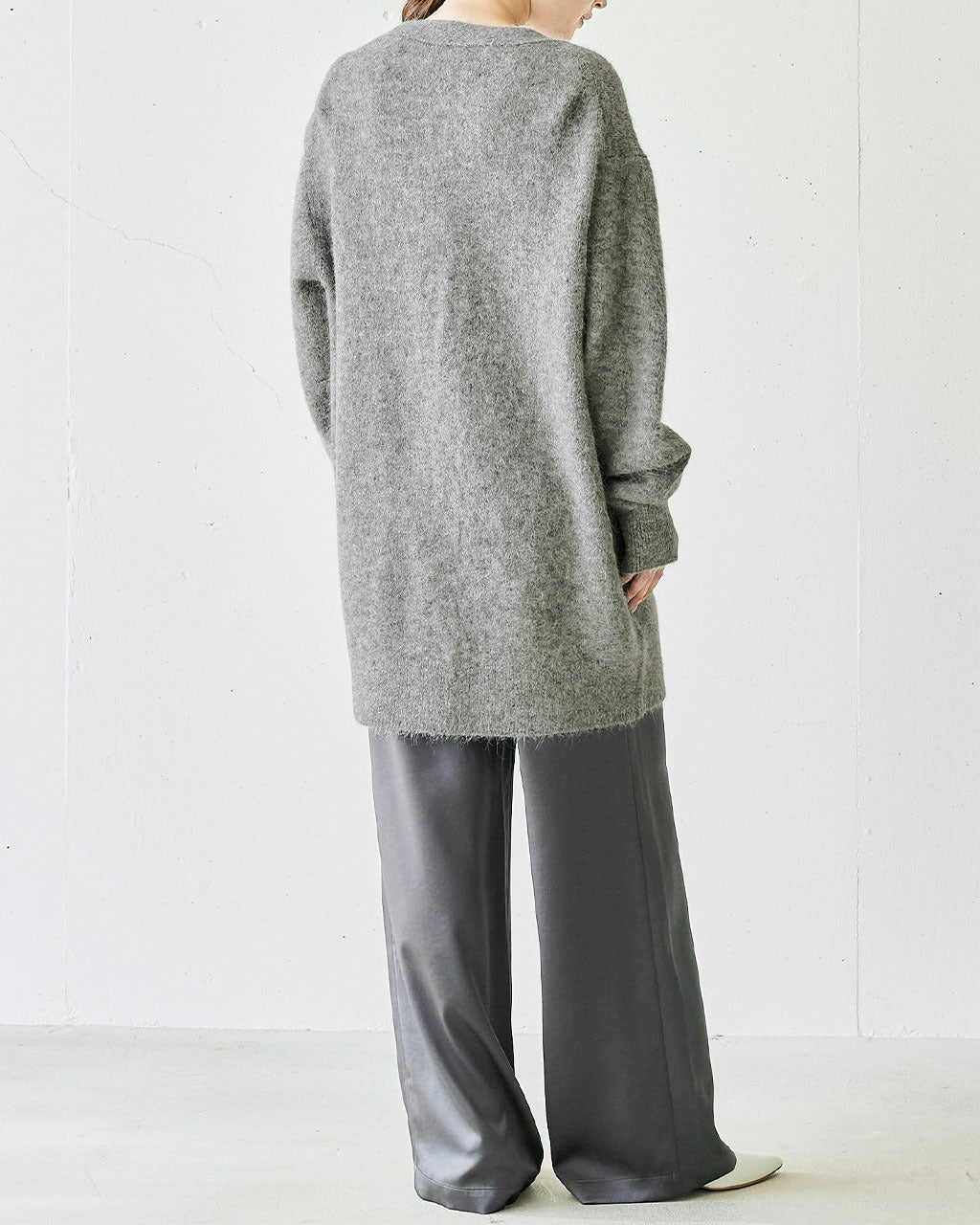 アルパカミックス・カーディガン/DoCLASSE