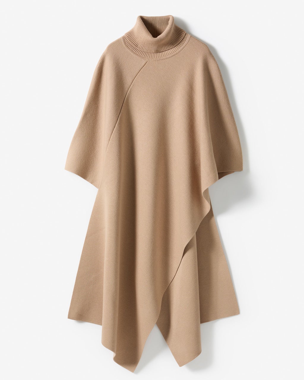 ウルトラファインメリノ・ハイネックポンチョ/DoCLASSE