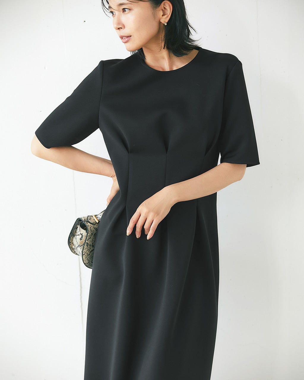 トリアセスキューバ・フィット＆フレアワンピース/DoCLASSE