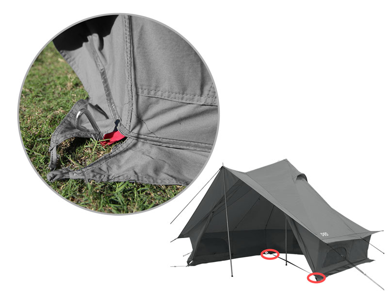 ショウネンテントTC（グレー） T1-757-GY - DOD（ディーオーディー