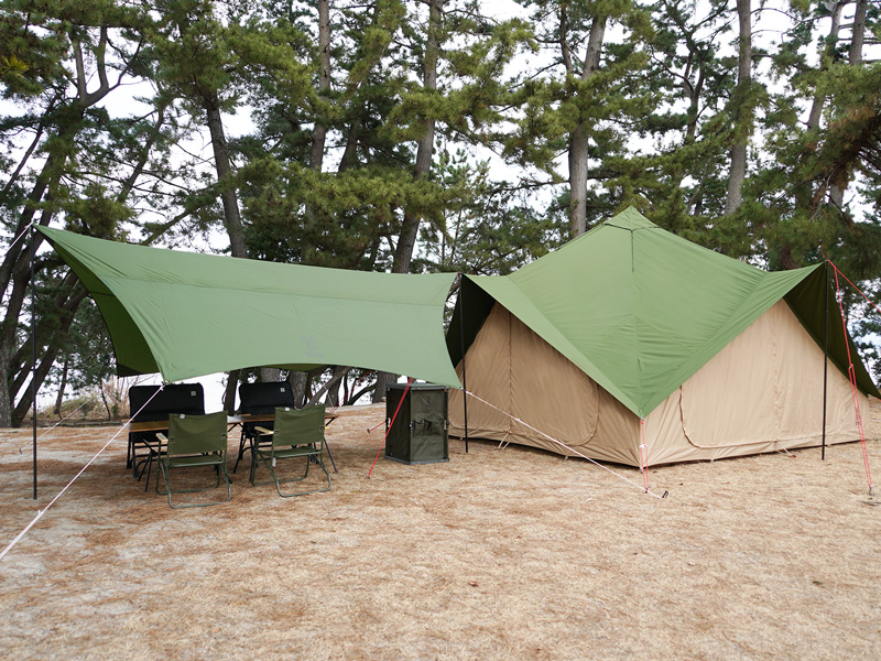 テント・タープ DOD TSUKU-TSUKU BASE TB-780-TN ツクツクベース（タン