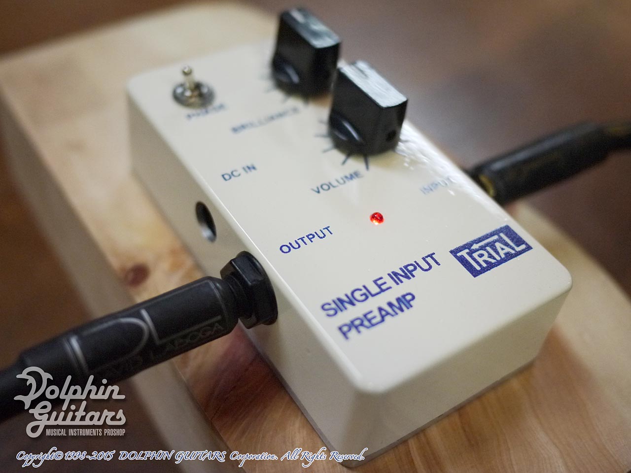 TRIAL・SINGLE INPUT PREAMP （アコースティック・ギター用シングル