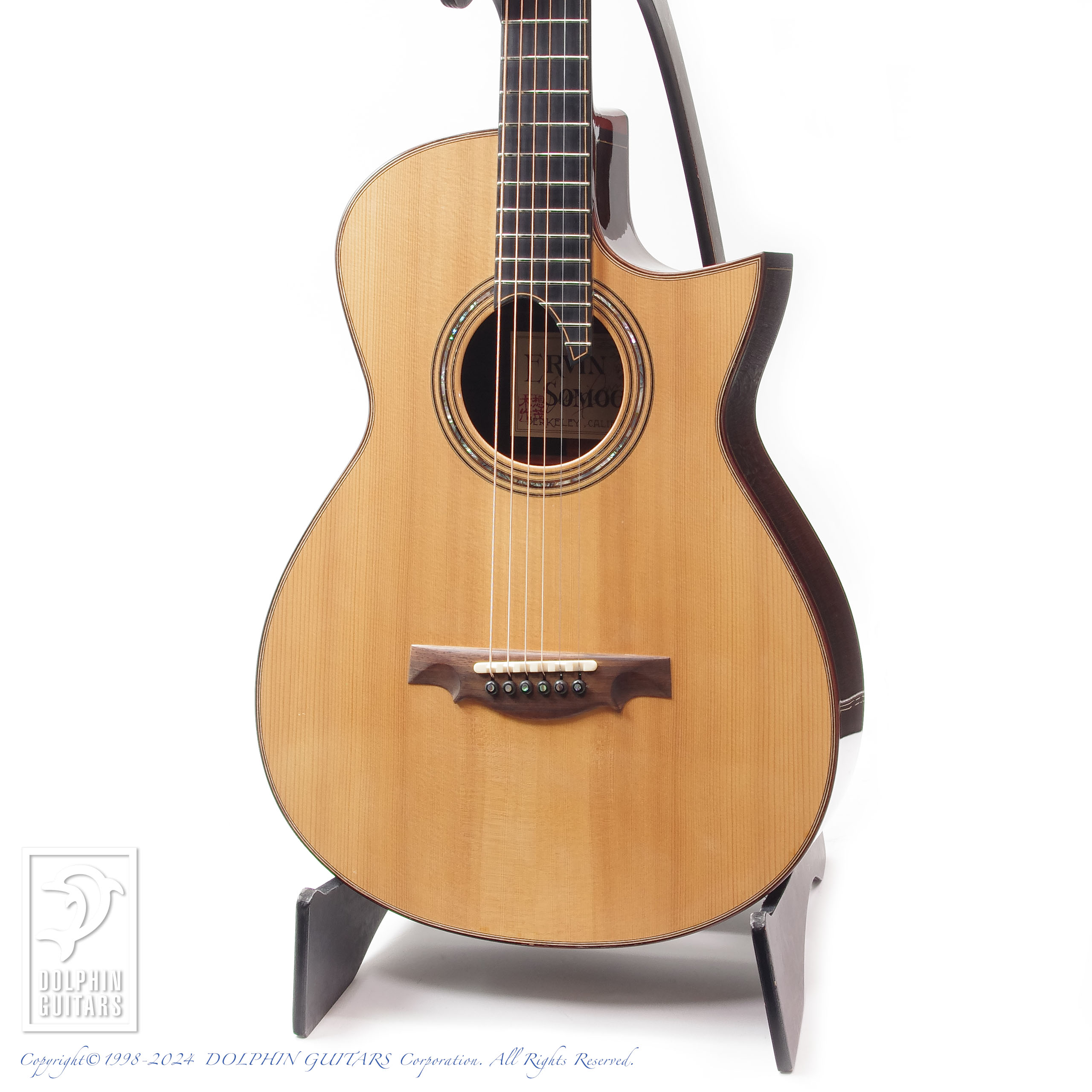 ERVIN V SOMOGYI 00-12F Cutaway (Jacaranda)|ドルフィンギターズ