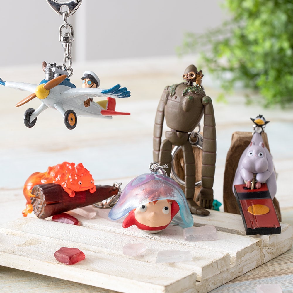 ハウルの動く城 キーホルダー ぶらさがりカルシファー | どんぐり