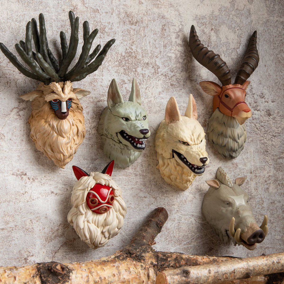 もののけ姫 フェイスマグネット もののけたち ※単品販売※ | どんぐり