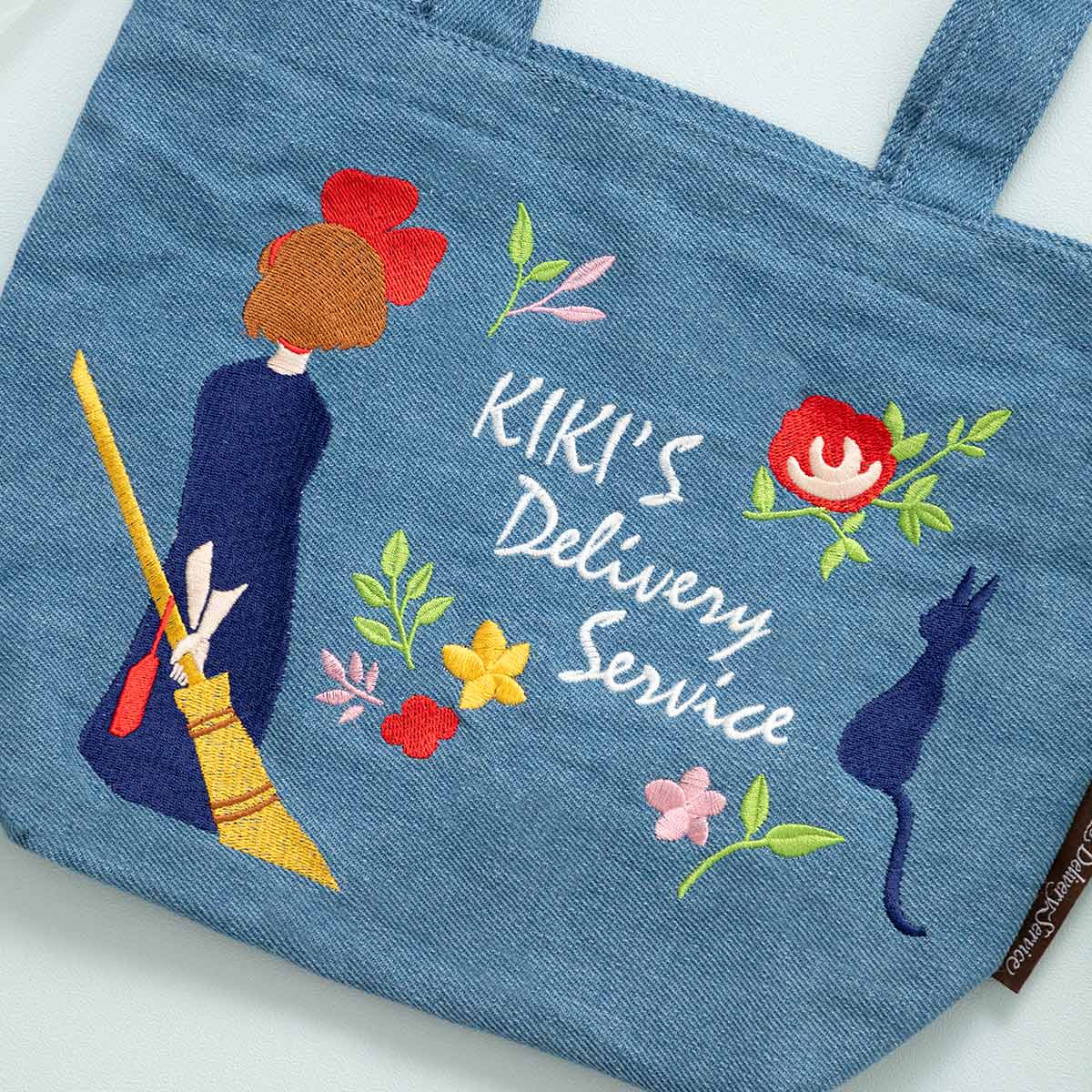 魔女の宅急便 デニム刺繍シリーズ ランチトートバッグ | どんぐり