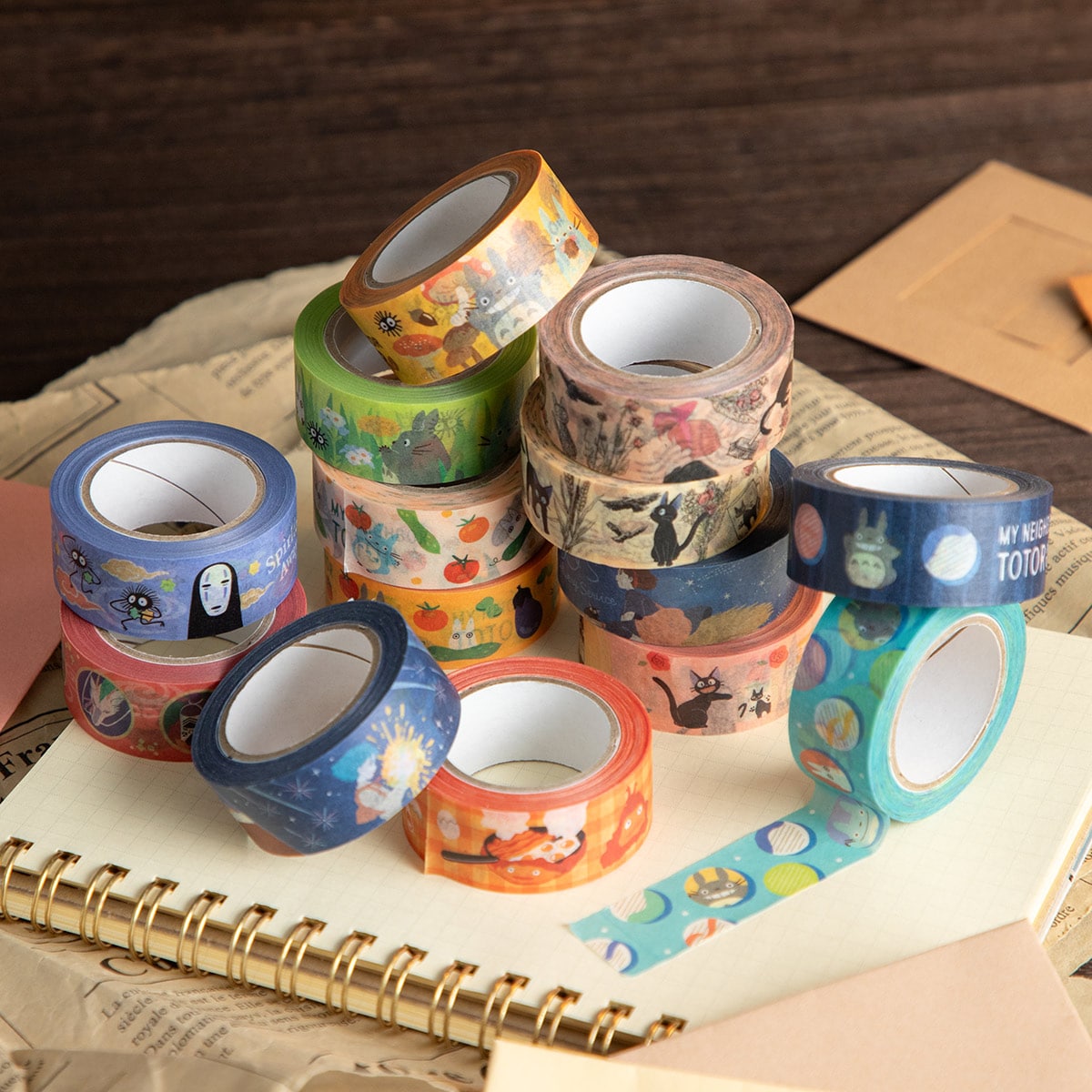 魔女の宅急便 マスキングテープ アンティーク柄 | どんぐり共和国そら
