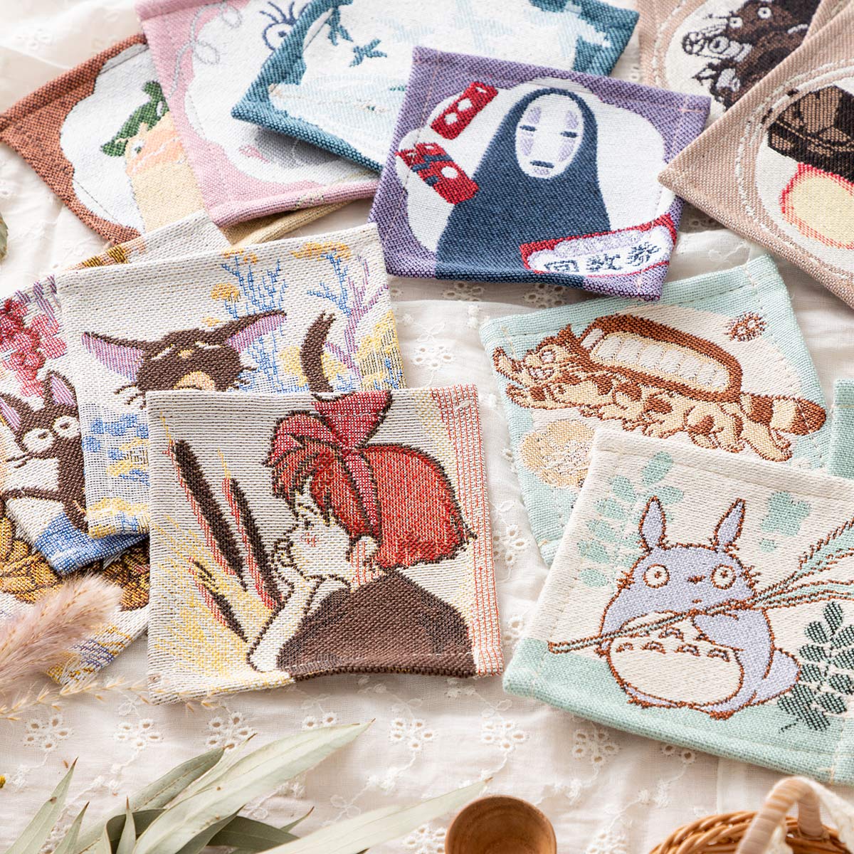 魔女の宅急便 ゴブラン織 コースター 4枚組 | どんぐり共和国そらのうえ店