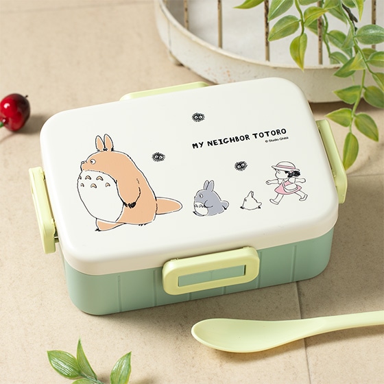 となりのトトロ 抗菌4点ロックランチ 650ml 行進 YZFL7AG | どんぐり
