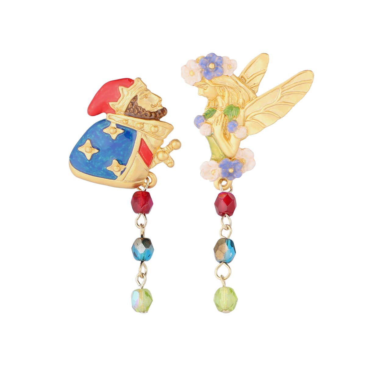 Donguri Closet】耳をすませば ピアス 輝く鉱石 | どんぐり共和国そら