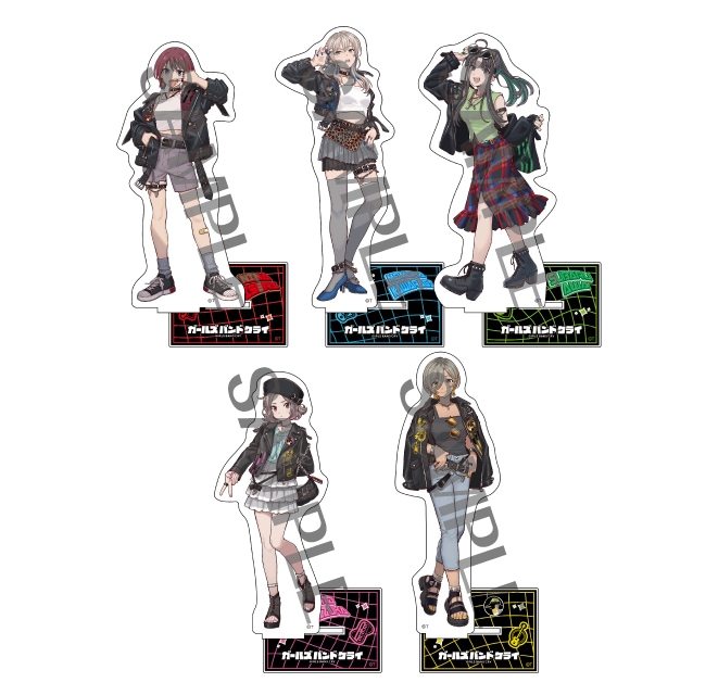 アニメ「ガールズバンドクライ」の新規描き下ろしイラストを使用した新
