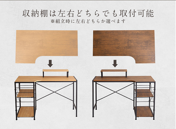 ヴィンテージ風L字パソコンデスク Lubbock ラボック - 家具専門店ど