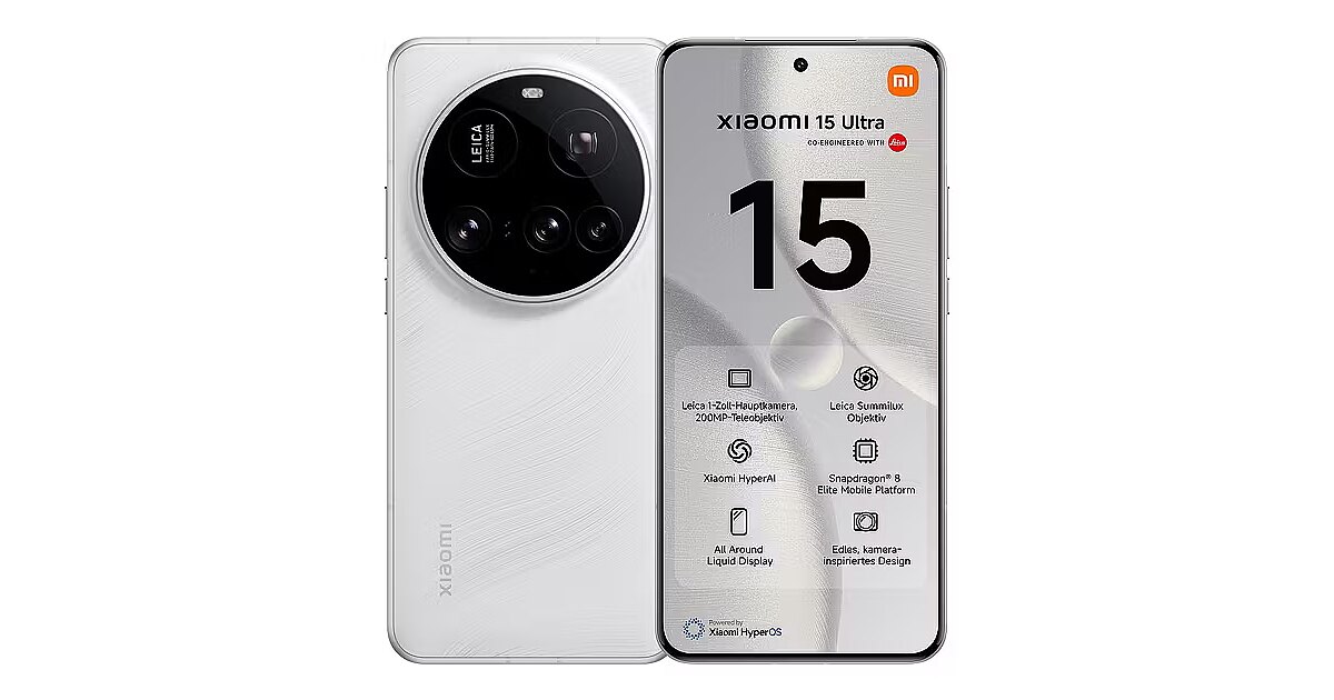Xiaomi 15 Ultra, 16GB/512GB, White (63236)