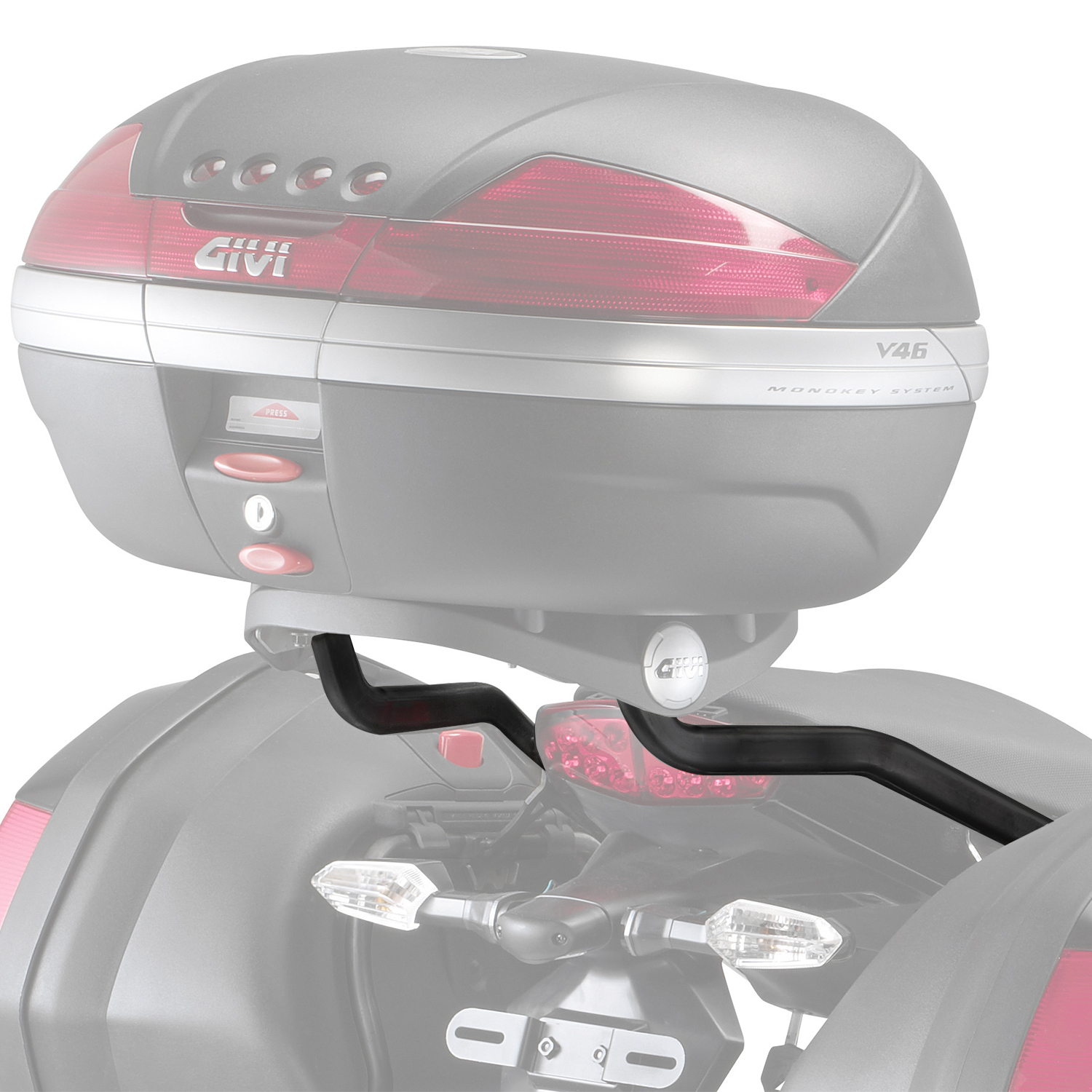 GIVI 449FZ フィッティング（トップ）Ninja400R（'11～'13）、ER-4n