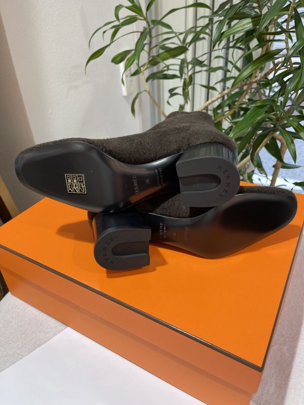 新品】【未使用品】HERMES エルメス ショートブーツ ヴォルヴェール 60