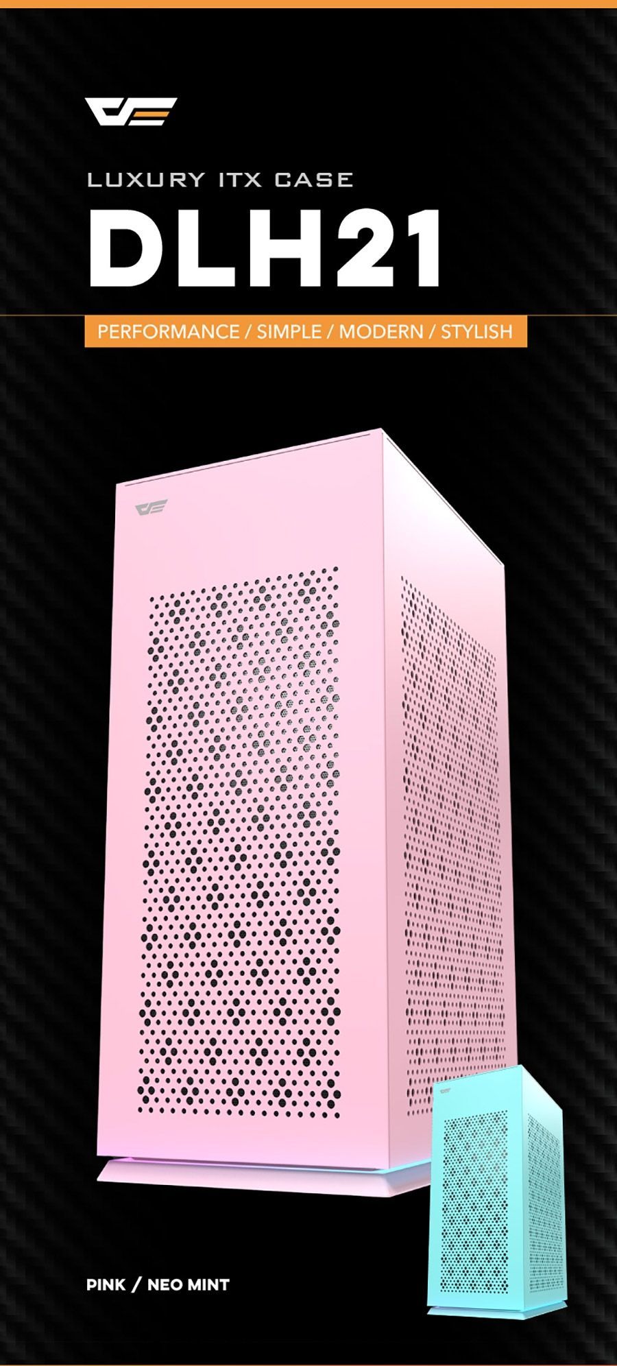 DLH21 Mini-ITX PC Case - darkFlash USA
