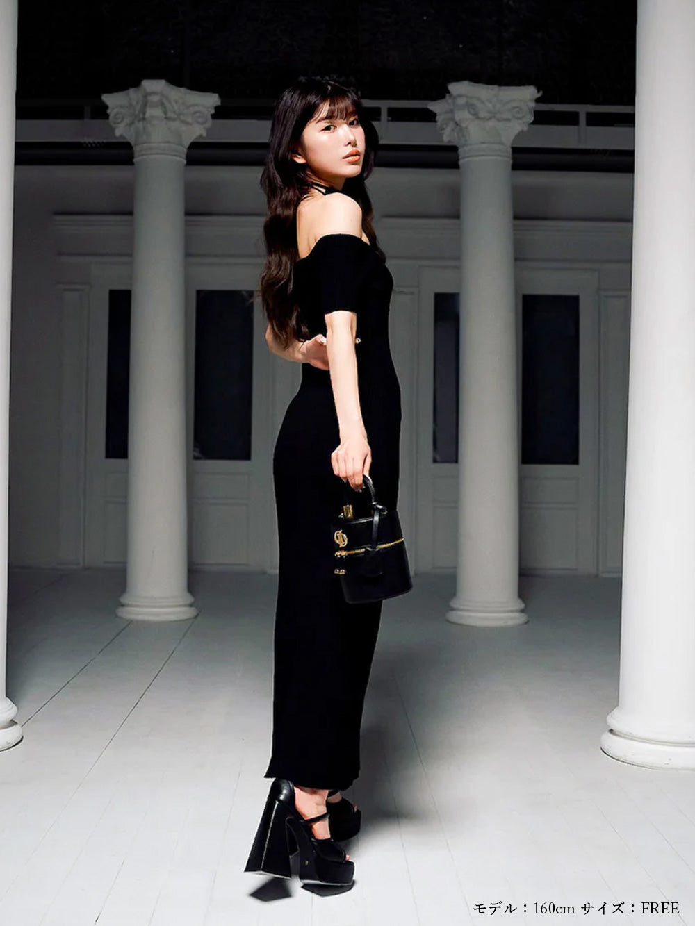 オフショルニットリボンワンピース – Darich (ダーリッチ)