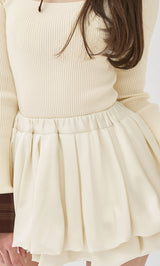 ビジューフレアバルーンミニドレス – Darich (ダーリッチ)