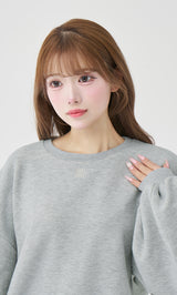 カラーラメスウェットオーバートップス – Darich (ダーリッチ)