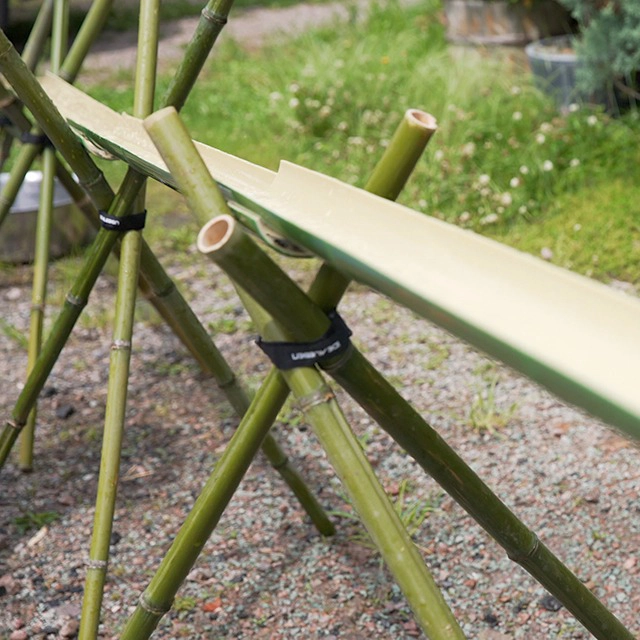 流しそうめん プラ竹水路・長脚セット Aのレンタル | 流しそうめん