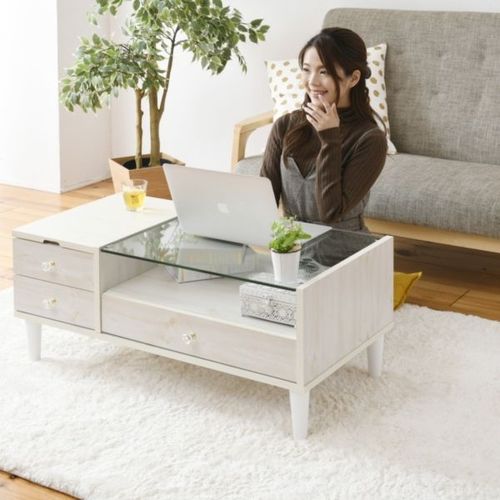 LILY(リリィ) ドレッサーテーブル ホワイト MJ-003WH JK-PLAN