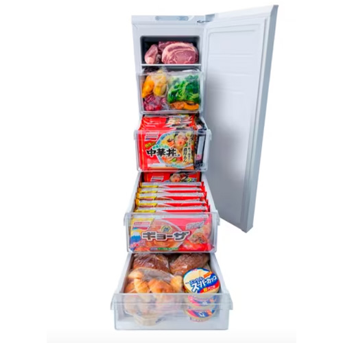 スリム冷凍庫 80L IUSN-8A-W アイリスオーヤマ 冷凍庫 ホワイト