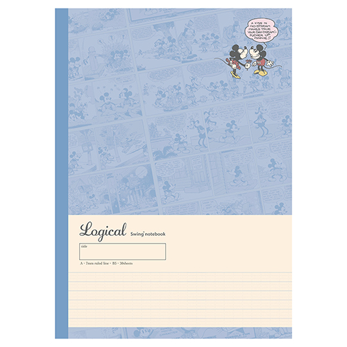 ロジカルノート/B5/ミッキー&フレンズ/A罫/30枚/5冊パック ノS-141A-5P
