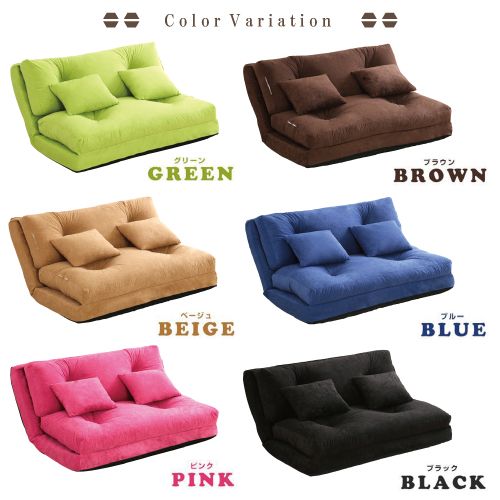 3WAYソファーベッド PF-019-120 フラフィー ソファー 幅120cm ブラウン