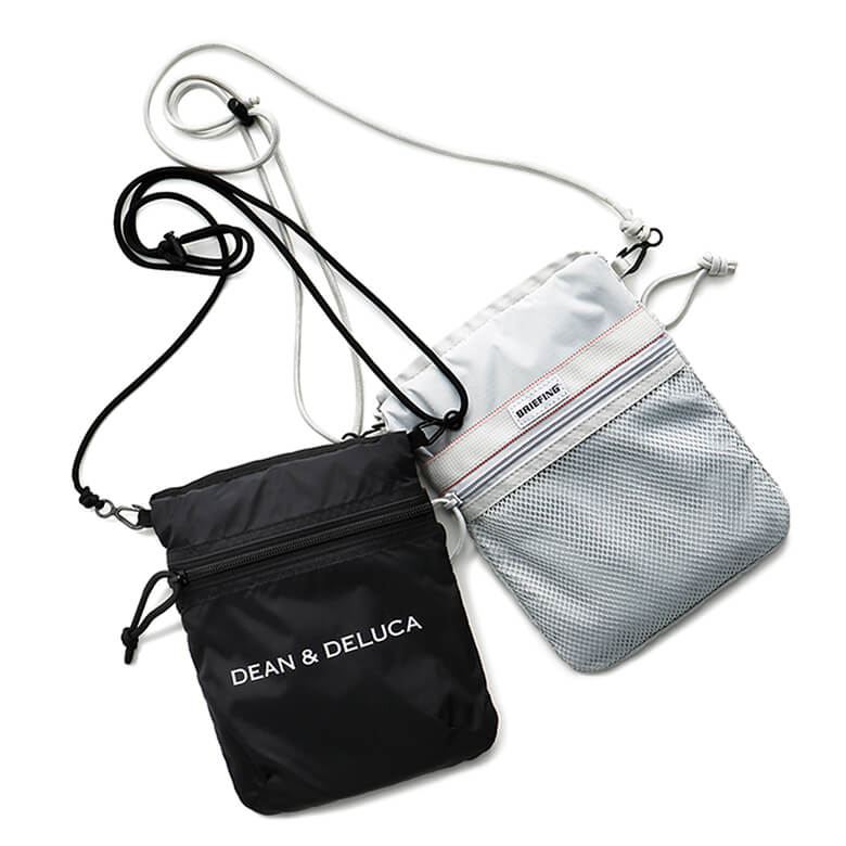 完売＞DEAN & DELUCA × BRIEFING サコッシュ トートバッグ ライト