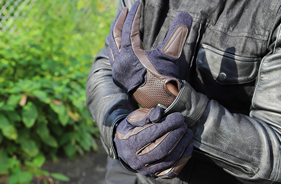 TG-54 レザーデニムコンビグローブ | DEGNER