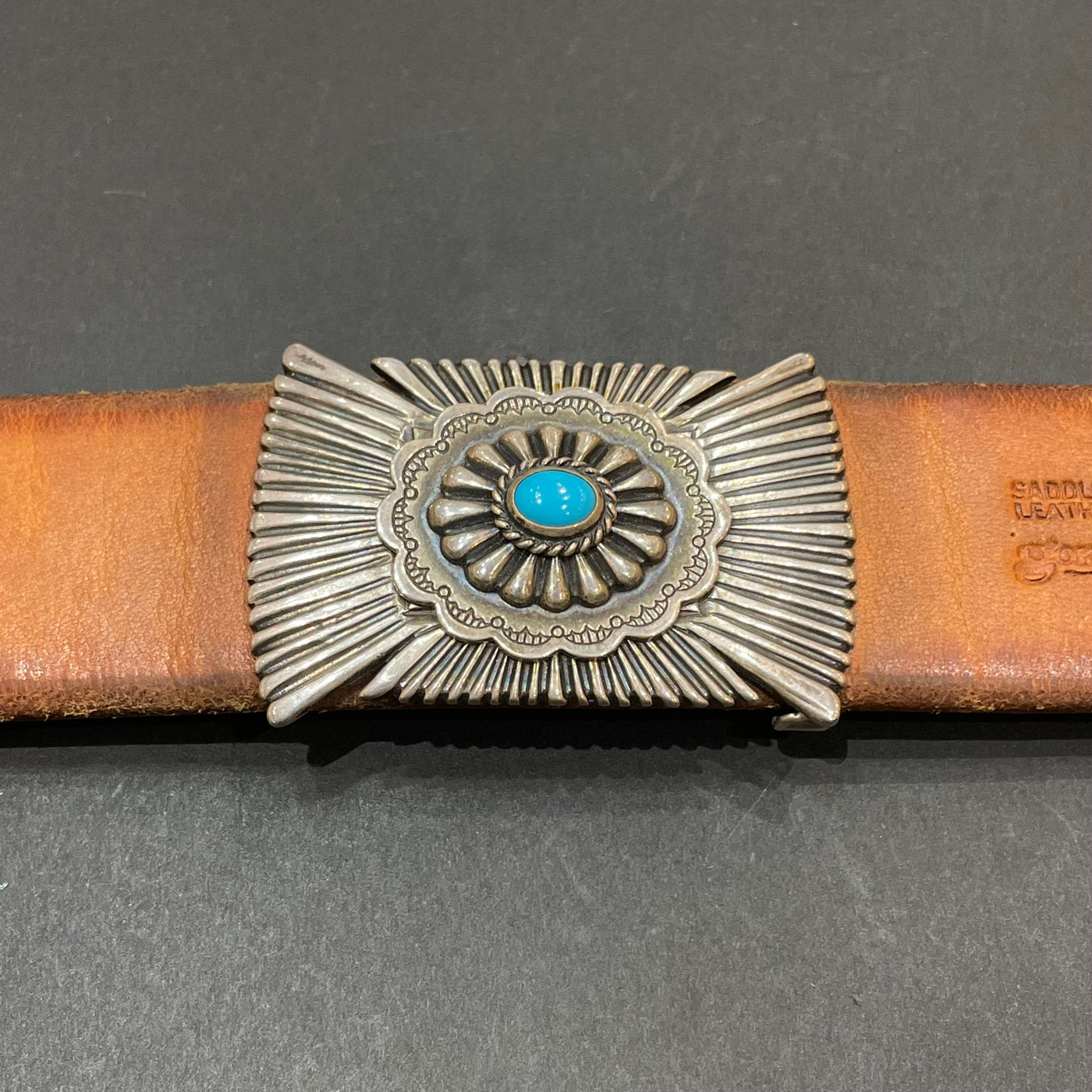 ゴローズ goro's [希少][OLD]3.5cm固定式銀縄TQフラワーコンチョ付