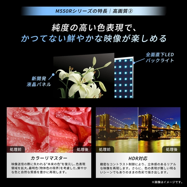 デンキチWeb / レグザ REGZA 4K液晶テレビ 50V型 50M550R