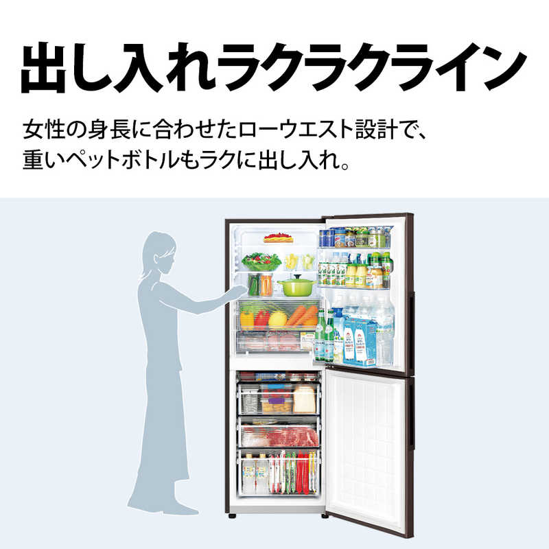 デンキチWeb / シャープ SHARP 冷蔵庫 2ドア 280L 右開き プラズマ