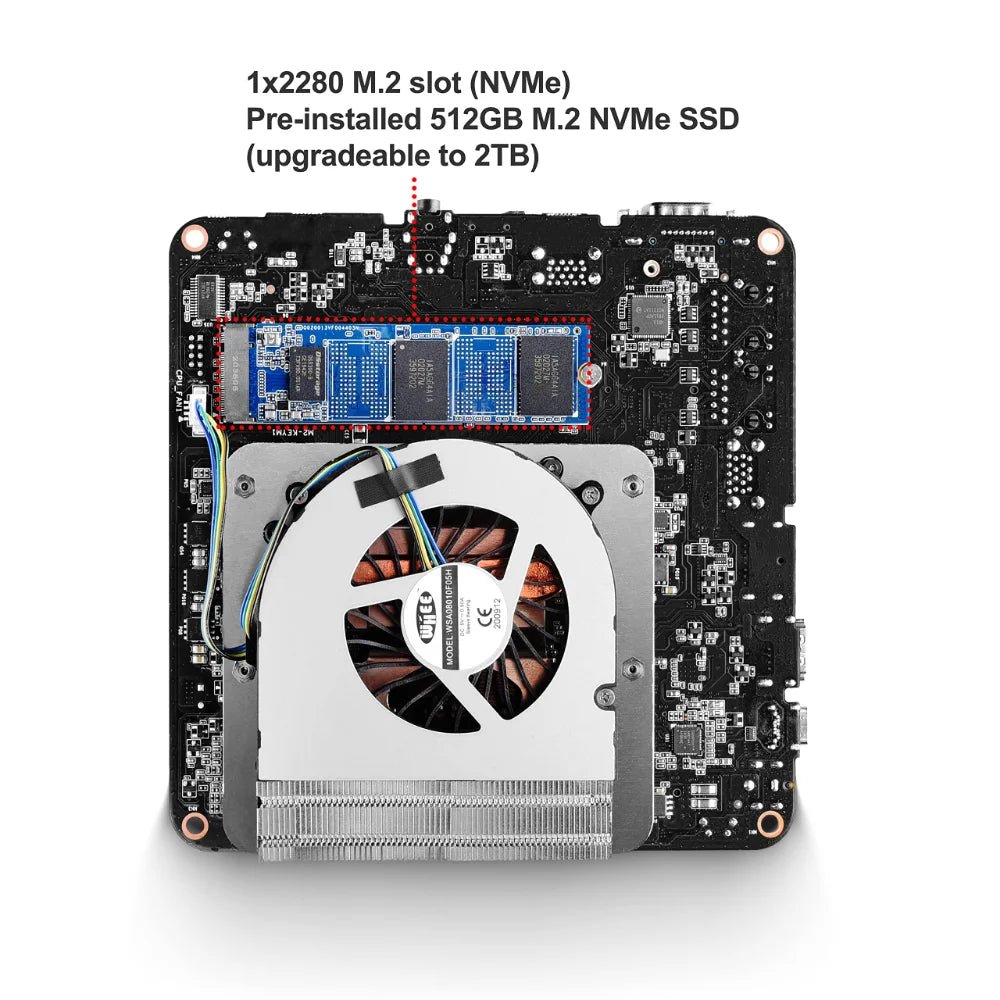 Minix - Minix Mini PC Intel i7-10510U 16GB Ram 512GB M2 SSD Ubuntu