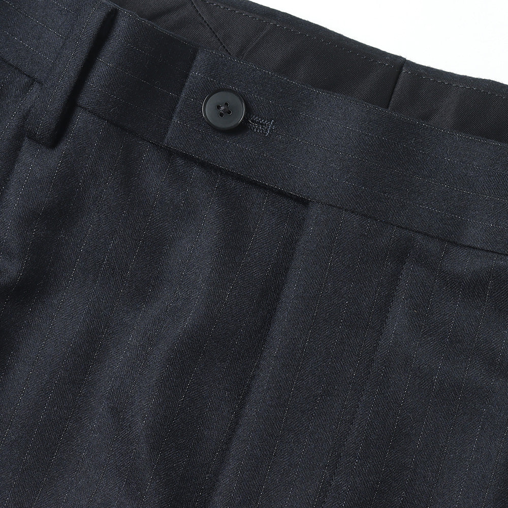 AURALEE(オーラリー)WOOL FULLING FLANNEL STRIPE SLACKS A24AP02HC
