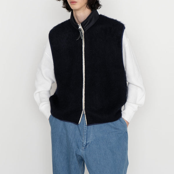 nanamica(ナナミカ) Zip-Up Mohair Vest SUJF350 (SUJF350) | nanamica