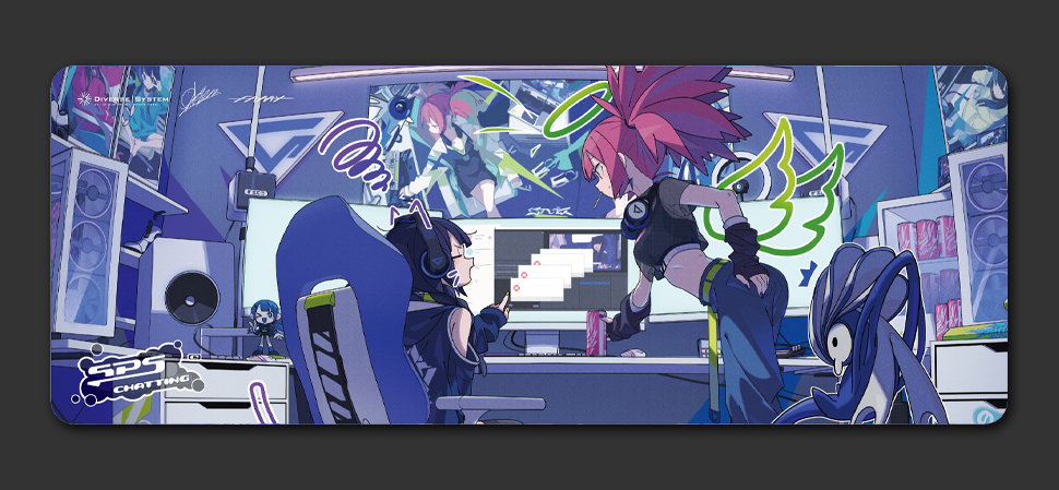 DIVERSE DIRECT | Stream Palette 5 : CHATTING Desk mat