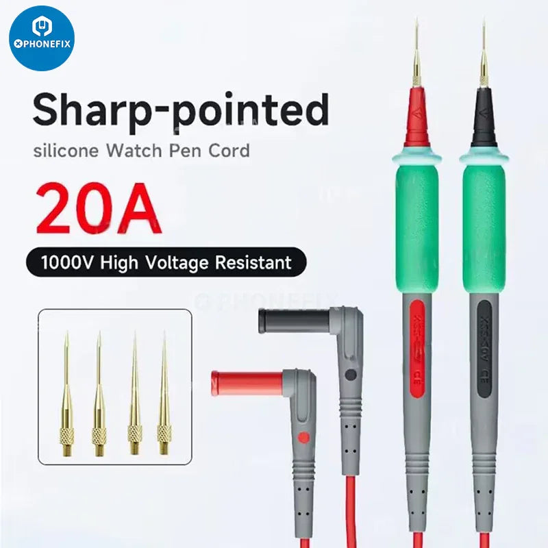 XZZ 20A Universal Test Leads Probe Extra Tip Multimeter Pen