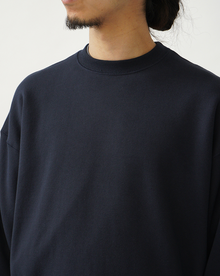 AZUMA Terry Crew Neck Sweat / NAVY | Graphpaper (MEN)(グラフ