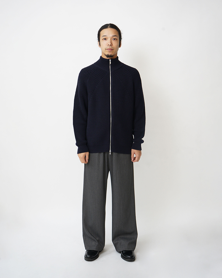 SIGNATURE DRIVES KNIT / NAVY | BATONER (MEN)(バトナー) | KNIT