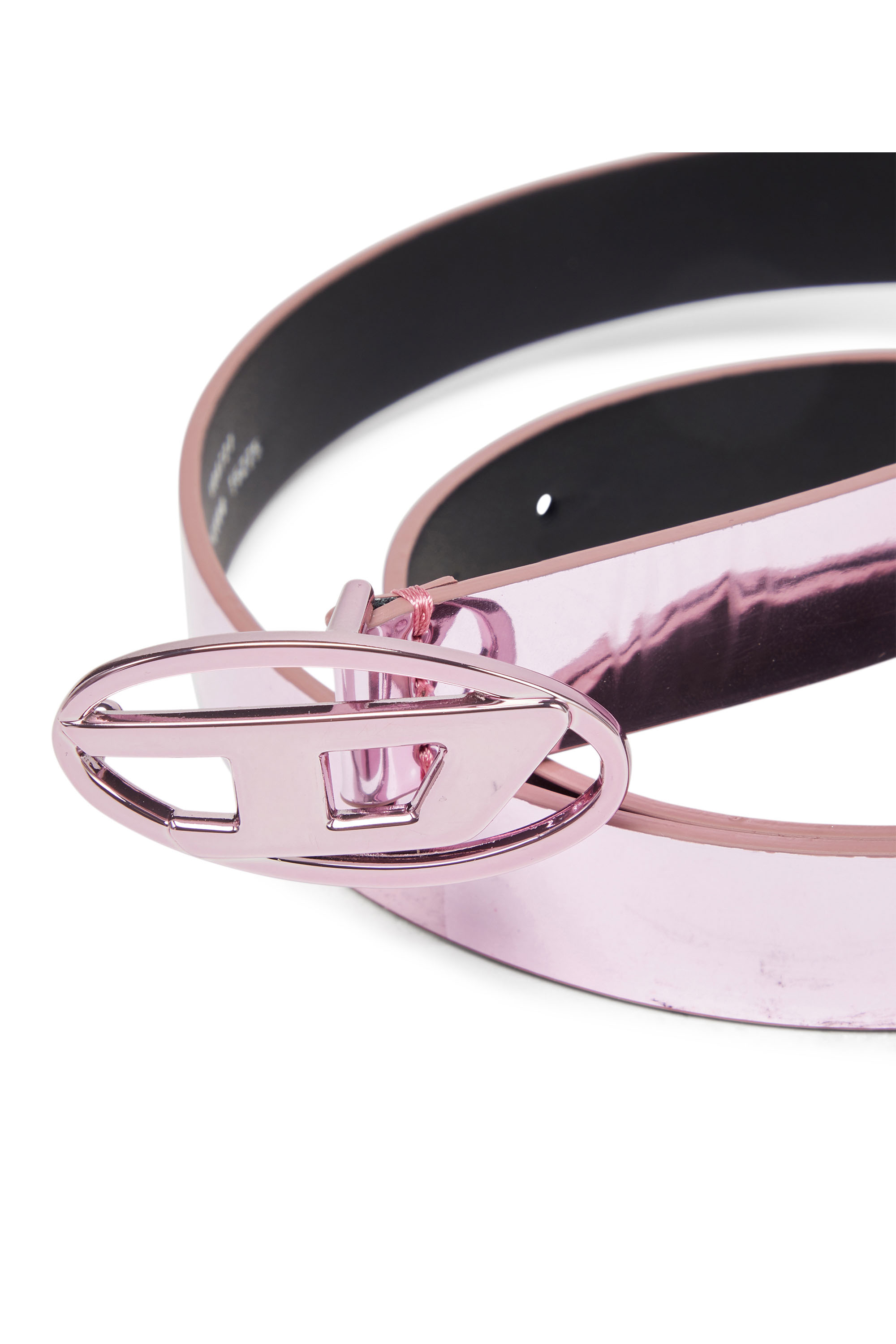 B-1DR STRASS 4cm Leather belt with crystal buckle｜ブラック